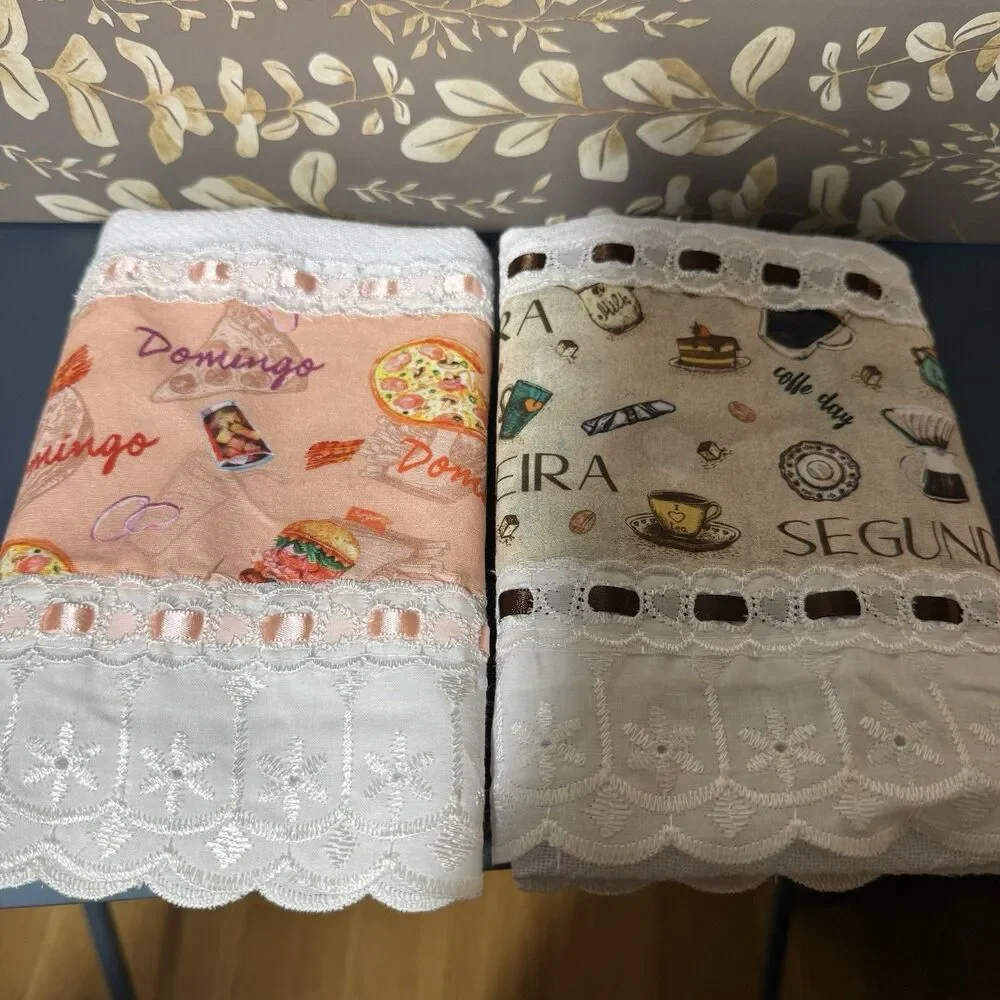 Brazilian Cotton Kitchen Towels Textil H Carvalho Flower Sack Dish Cloth Crafts